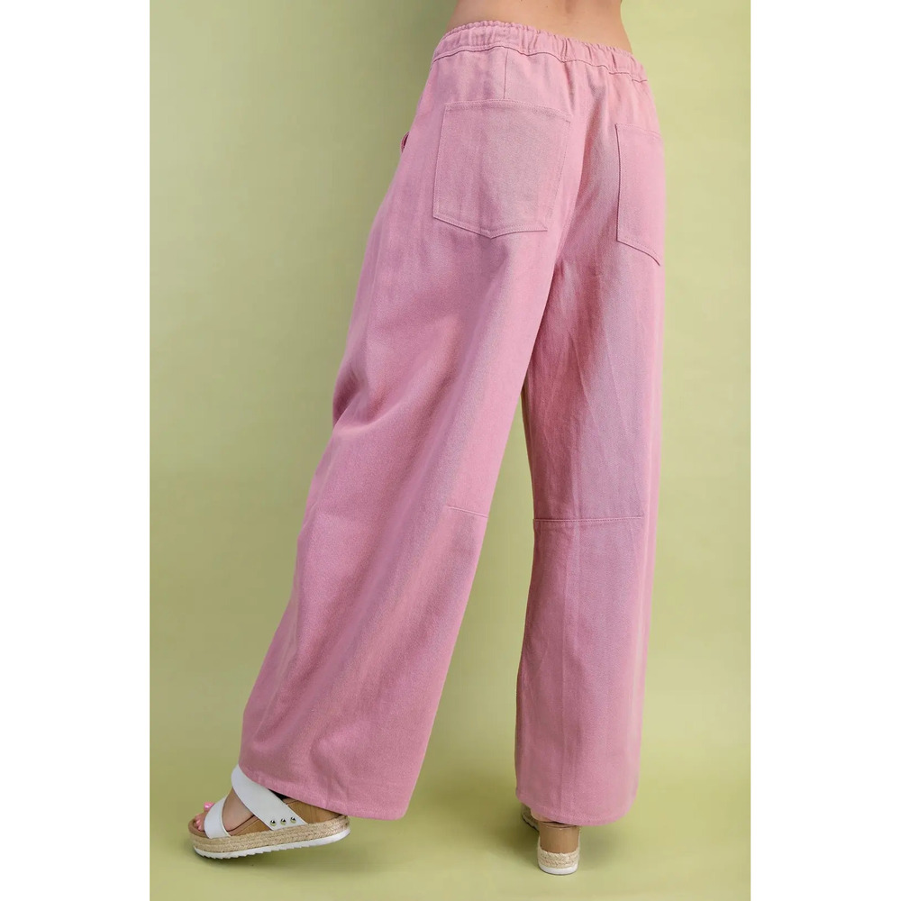 TG1727 P GiGio Mid-Rise Barrel Pants with a Drawstring Waist Various Sizes - Picture 5 of 5